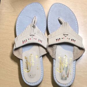 Vintage Candie’s by El Greco Moccasin Sandals Flip Flops